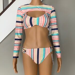 Nwt 3 piece swim suit